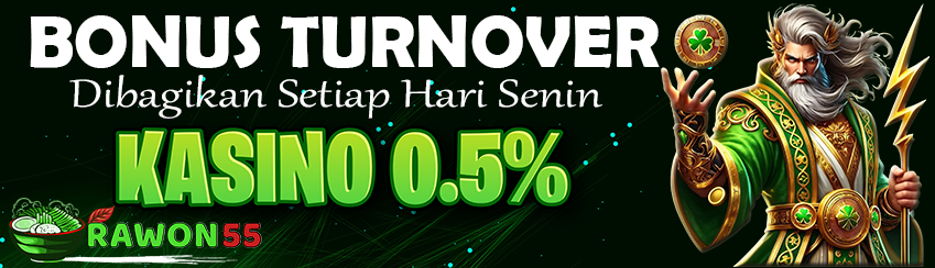 BONUS ROLLINGAN CASINO 0.5% RAWON55